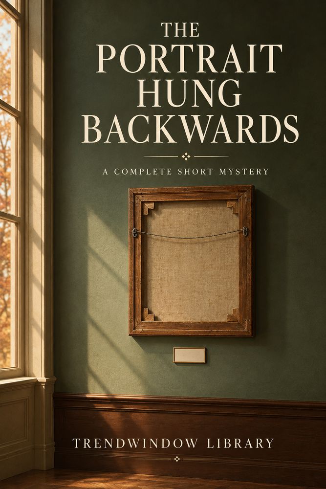 Front cover of The Portrait Hung Backwards