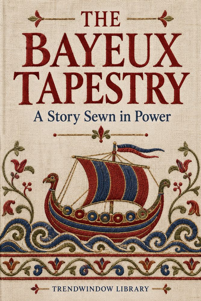 Front cover of The Bayeux Tapestry: A Story Sewn in Power