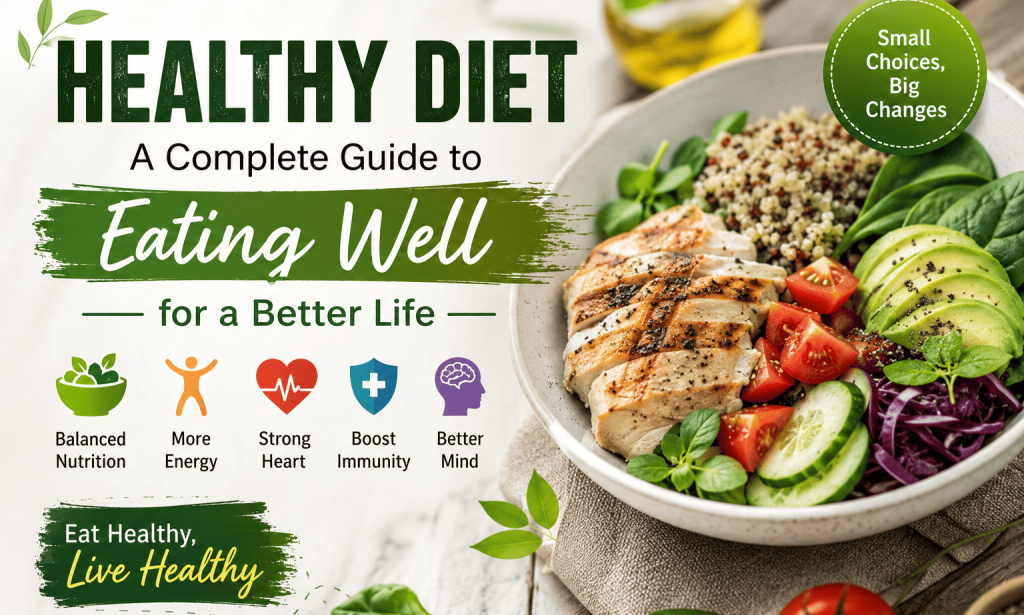 Healthy Diet: A Complete Guide to Eating Well for Better Health