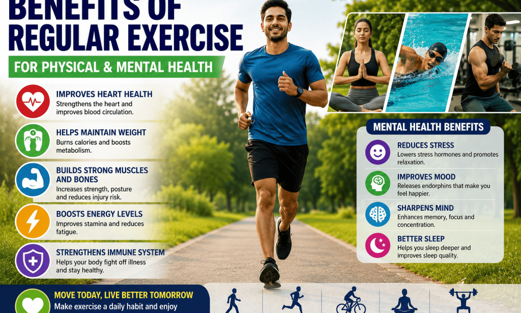 Benefits of Regular Exercise for Physical and Mental Health