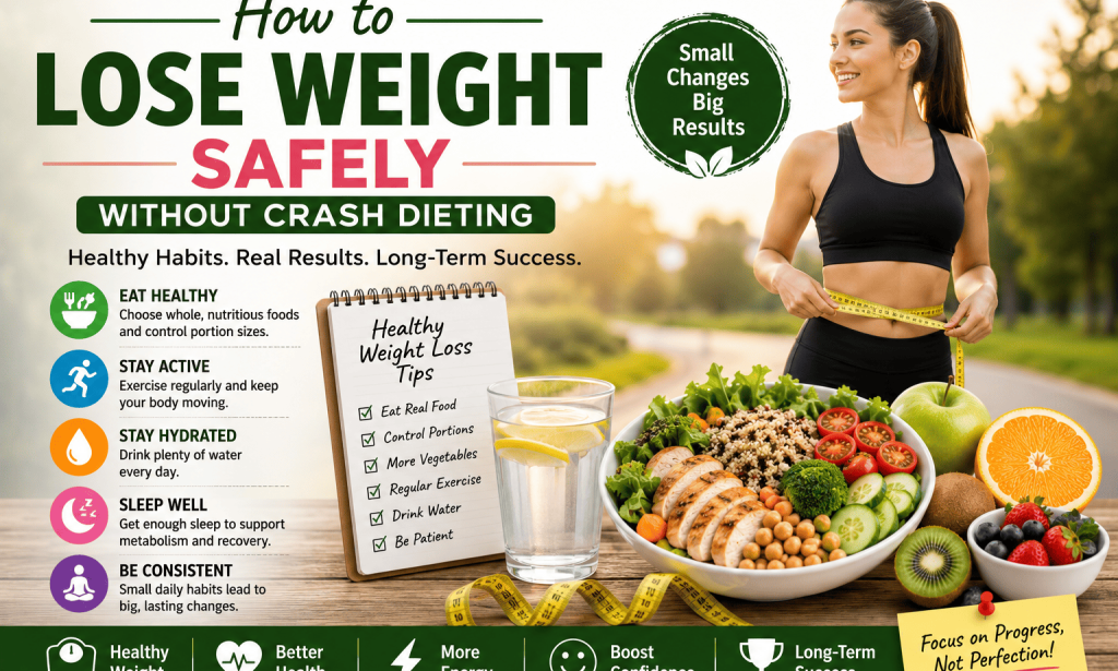 How to Lose Weight Safely Without Crash Dieting