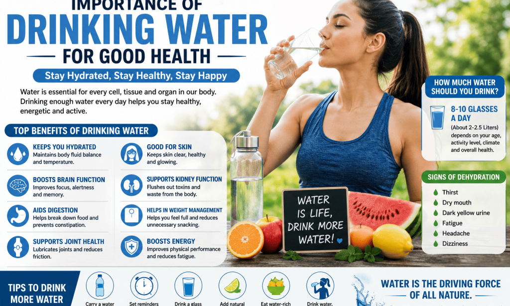 Importance of Drinking Water for Good Health: Complete Hydration Guide
