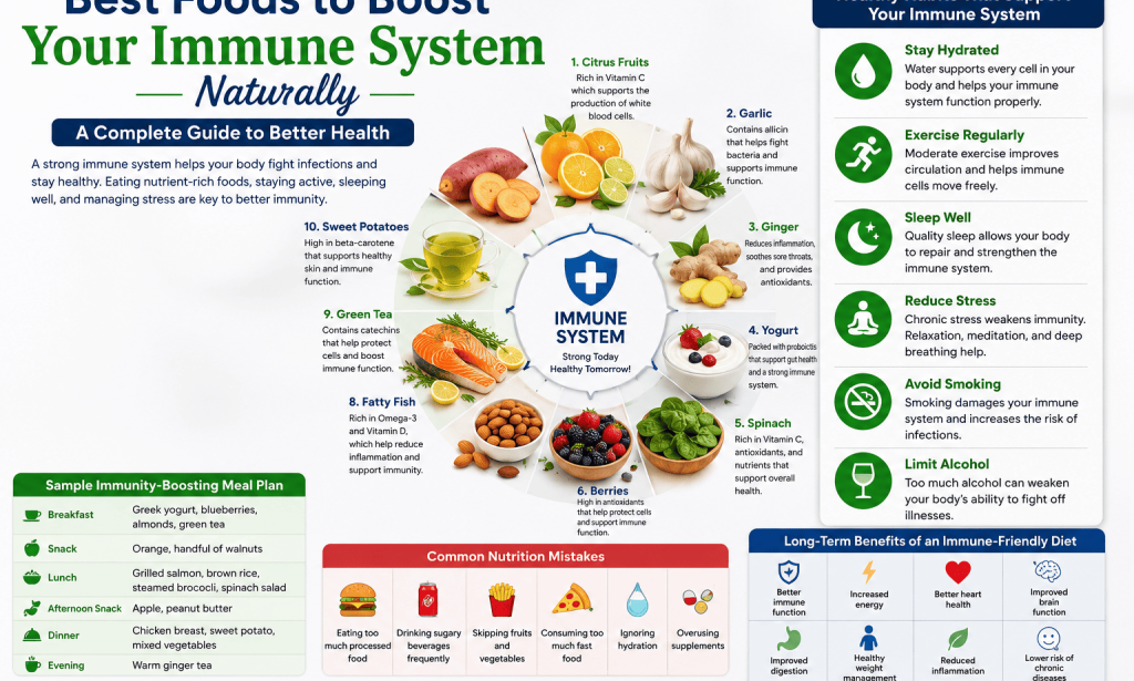 Best Foods to Boost Your Immune System Naturally: A Complete Guide to Better Health