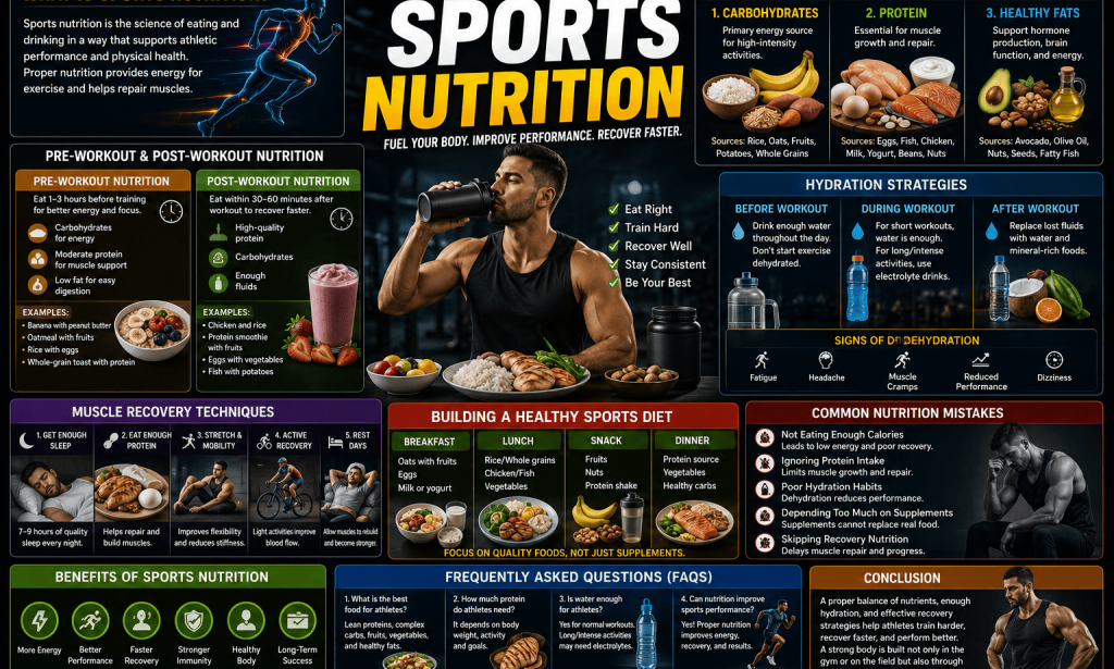The Ultimate Beginner's Guide to Sports Nutrition and Recovery