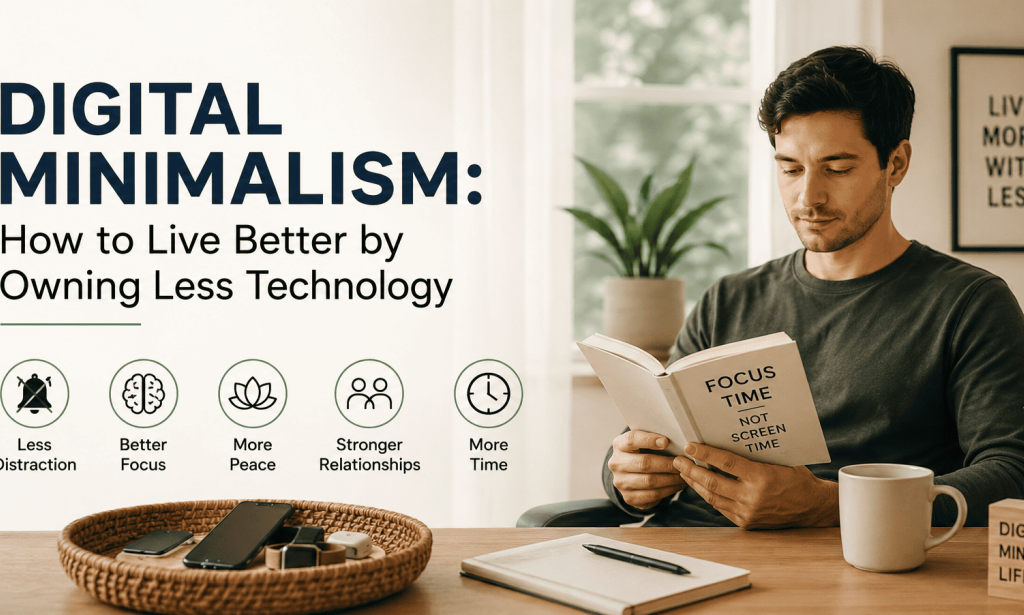 Digital Minimalism: How to Live Better by Owning Less Technology