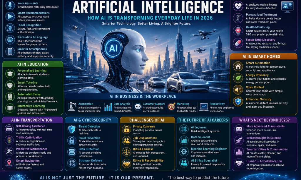 The Future of Artificial Intelligence: How AI Is Transforming Everyday Life in 2026