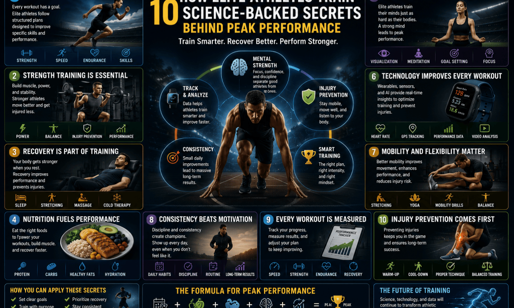 How Elite Athletes Train: 10 Science-Backed Secrets Behind Peak Performance