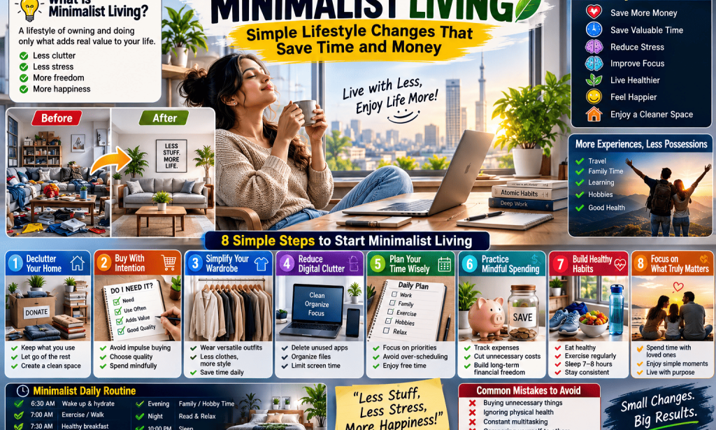 Minimalist Living: Simple Lifestyle Changes That Save Time and Money