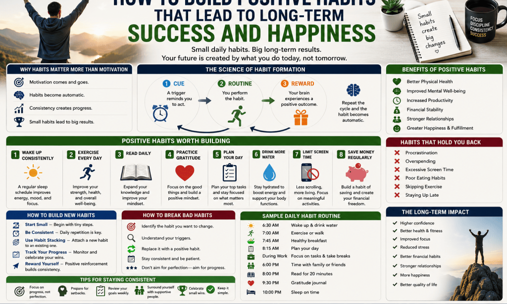 How to Build Positive Habits That Lead to Long-Term Success and Happiness (2026 Guide)