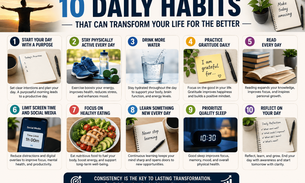 10 Daily Habits That Can Transform Your Life for the Better