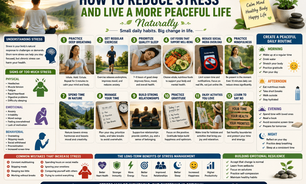 How to Reduce Stress and Live a More Peaceful Life Naturally